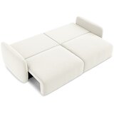 Makamii Krem baršunasti sklopiva/s prostorom za odlaganje sofa 238 cm Kalena – | shoptok.hr
