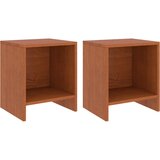Furnova Nočne omarice 2 kosa medeno rjave 35x30x40 cm trdna borovina, (21926020) Cene