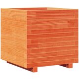Maison Chic Vrtno cvetlično korito - Cvetlični Lonec vošč. rjavo 50x50x49,5 cm trdna borovina, (21788690) Cene
