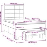  Krevet s oprugama i madracem svjetlosivi 120x190 cm od tkanine | shoptok.hr