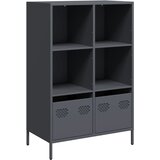 Maison Chic Visoka omara - Komoda - Predalnik antracit 68x39x103,5 cm jeklo, (21716609) Cene