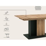 MID.YOU JEDILNA MIZA, antracit, barve hrasta | Shoptok.si