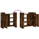  Komoda boja dimljenog hrasta 73,5x35x75 cm konstruirano drvo | Eponuda.ba