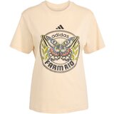 Adidas Tehnička sportska majica 'Adidas x Farm' toplo smeđa / plava / kivi zelena / crna Cijene