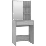  Set toaletnog stolića siva boja hrasta LED konstruirano drvo | shoptok.hr