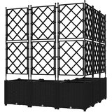  Vrtna saksija 5 pcs Crna 120 x 120 x 143 cm Plastika | shoptok.hr