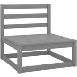 Maison Chic Seti vrtnega pohištva - Vrtna garnitura - Vrtni pohištvo set 2-delna siva trdna borovina, (21810288) | Shoptok.si