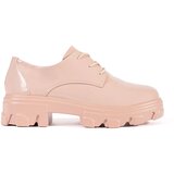 Shelvt Lacquered platform lace-up shoes | shoptok.hr
