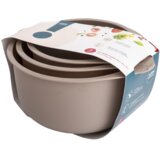 Altom design set 3 plastične zdjele - bež | shoptok.hr