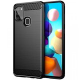  ovitek za Samsung Galaxy A21s A217 - mat carbon črn Cene