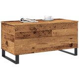 vidaXL Stolić za kavu boja staro drvo 90x44,5x45 cm konstruiranog drva | shoptok.hr