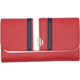Tommy Hilfiger Denarnice TH Monogram Large Signature Wallet Rdeča | Shoptok.si