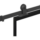 vidaXL Klizna vrata s priborom 90 x 205 cm od ESG stakla i aluminija | shoptok.hr