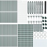 vidaXL heksagonalna ograja Siva 1.4x100 m Jeklo | Shoptok.si