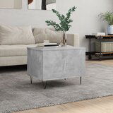  The Living Store Klubska mizica betonsko siva 60x44,5x45 cm inženirski les - Klubska Mizica, (21502445) | Shoptok.si