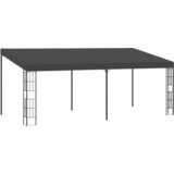 vidaXL Paviljon za namestitev na steno 3x6 m antracit iz blaga | Shoptok.si