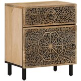  The Living Store Nočna omarica 50x33x60 cm trden mangov les - Nočna Omarica, (21453648) | Shoptok.si