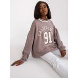 FANCY Sweatshirt-FA-BL-7650.40-dark beige | Shoptok.si