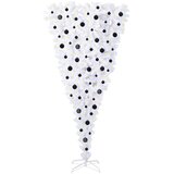  Umjetno božićno drvce s stalakom Bijelo 210 cm PVC i Čelik | shoptok.hr