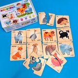 Clever_Kids drvene slagalice sličice-polovine | ePonuda.com