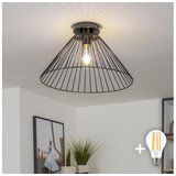  Brilagi - LED plafonski luster CERIA WIRE 1xE27/40W/230V Ø 45 cm crna | Eponuda.com