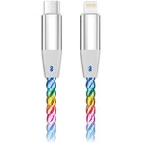 ALIGATOR DATKP63 - USB kabl USB-C / Lightning sa LED osvetljenjem 30W PD 1,2m | Eponuda.com