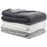 Dieter Knoll krznena odeja 150/200 cm siva | Shoptok.si