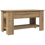  Stol za kavu Artisan hrast 101x49x52 cm izrađeno drvo | shoptok.hr