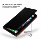 Onasi Special usnjena preklopna torbica za Samsung Galaxy A54 - črna | Shoptok.si