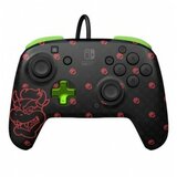 NINTENDO SWITCH Rematch Wired Controller Bowser Glow In The Dark cene