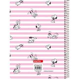 SNOOPY Bilježnica A5 - kvadratići, 80 listova | shoptok.hr