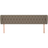  Uzglavlje s ušima smeđesivo 203x23x78/88 cm od tkanine | Eponuda.com