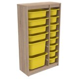 Hanah home višenamenska polica montana xs 2D4N8U sonomo yellow | ePonuda.com