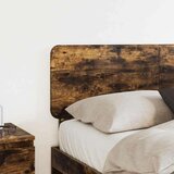  Uzglavlje s uzglavljem Dimljeni hrast 150 cm Konstruirano drvo | shoptok.hr