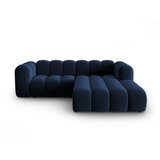 Micadoni Home Temno modra kotna sedežna garnitura (desni kot) Lupine – Cene