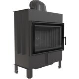 Kratki vgradni kamin LUCY/14/BLACK Cene