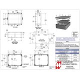 Hammond Electronics 1555 ABS Univerzalno kućište ABS Siva 1 ST Cijene