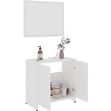  Komplet pohištva za kopalnico bel inženirski les, (20680213) | Shoptok.si