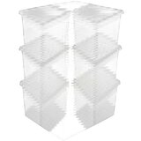 Keeeper Košare, škatle in košarice Boîte de rangement transparente moderne 18L empilable | Shoptok.si