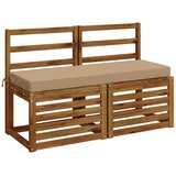  Jastučić za klupu SOEST 100% poliester Pijesak 120 x 40 x 8 cm - Pijesak 120 x 40 x 8 cm Melange | shoptok.hr