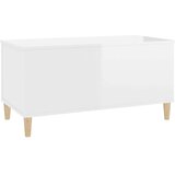 Stolić za kavu sjajni bijeli 90x44 5x45 cm konstruirano drvo | shoptok.hr
