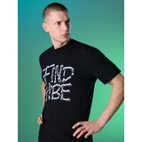 Sinsay Pamučna majica s natpisom Find Vibe | shoptok.hr