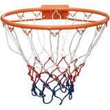 vidaXL Košarkarski obroč oranžen 39 cm jeklo | Shoptok.si