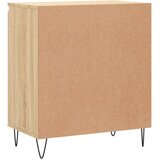 vidaXL Komoda dimljeni hrast 60x35x70 cm inženirski les | Shoptok.si