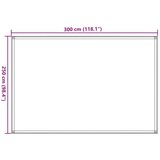 vidaXL Preproga za šotor svetlo zelena 250x300 cm HDPE | Shoptok.si