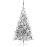  Umjetno predsvijetljeno božićno drvce Srebrno 210 cm PET | Eponuda.com