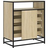 vidaXL Omarica s predali sonoma hrast 70x41x70 cm konstruiran les | Shoptok.si