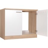 RESPEKTA Spodnja Omaricaza Korito Merle, Barva Hrasta, Bela | Shoptok.si