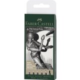 Faber-Castell PITT artist pen 199 set 6, (20631492) Cene