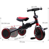  3-u-1 tricikl + bicikl za ravnotežu i bicikl za vožnju TINY BIKE SP0663 | shoptok.hr